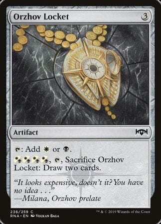 Orzhov Locket [Ravnica Allegiance] MTG Single Magic: The Gathering  | Multizone: Comics And Games