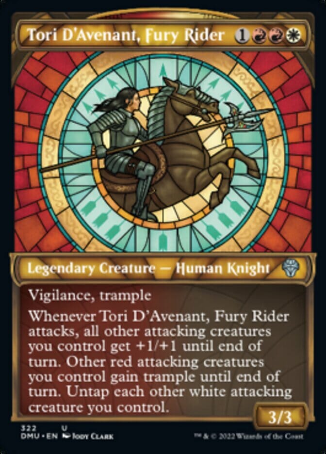 Tori D'Avenant, Fury Rider (Showcase) [Dominaria United] MTG Single Magic: The Gathering  | Multizone: Comics And Games