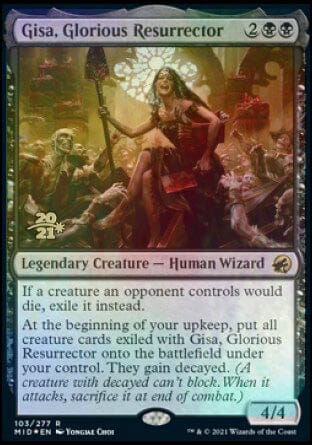 Gisa, Glorious Resurrector [Innistrad: Midnight Hunt Prerelease Promos] MTG Single Magic: The Gathering  | Multizone: Comics And Games