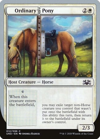 Ordinary Pony [Unsanctioned] MTG Single Magic: The Gathering  | Multizone: Comics And Games