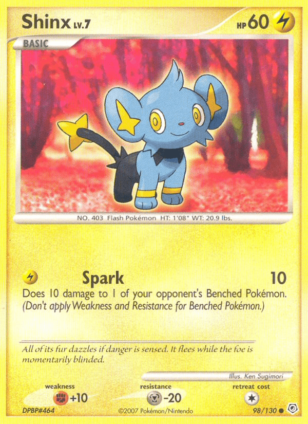 Shinx (98/130) [Diamond & Pearl: Base Set] Pokemon Single Pokémon  | Multizone: Comics And Games