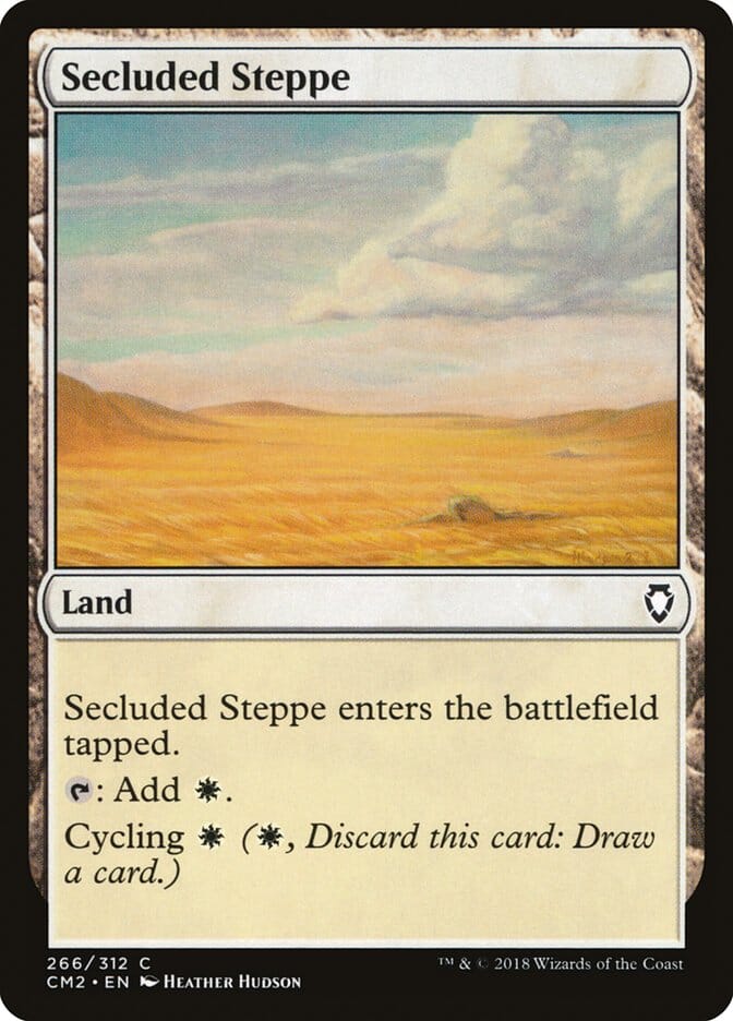 Secluded Steppe [Commander Anthology Volume II] MTG Single Magic: The Gathering  | Multizone: Comics And Games