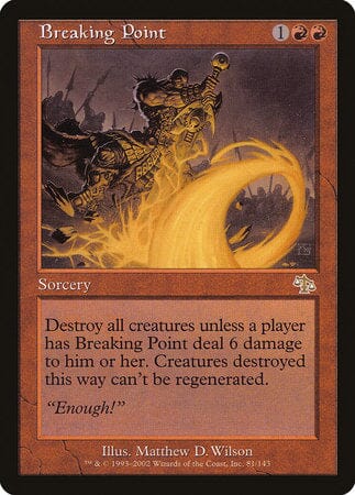 Breaking Point [Judgment] MTG Single Magic: The Gathering  | Multizone: Comics And Games