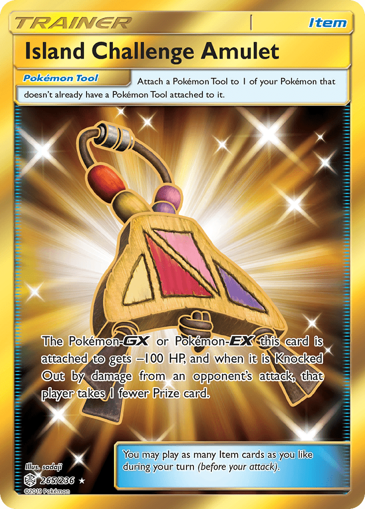 Island Challenge Amulet (265/236) [Sun & Moon: Cosmic Eclipse] Pokemon Single Pokémon  | Multizone: Comics And Games