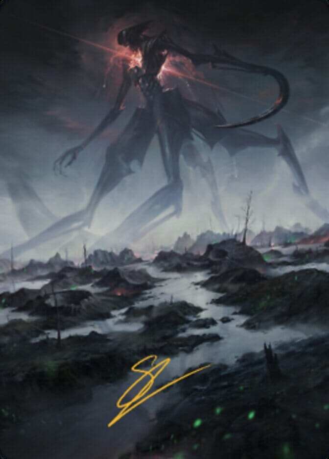 Swamp (1) Art Card (Gold-Stamped Signature) [The Brothers' War Art Series] MTG Single Magic: The Gathering  | Multizone: Comics And Games