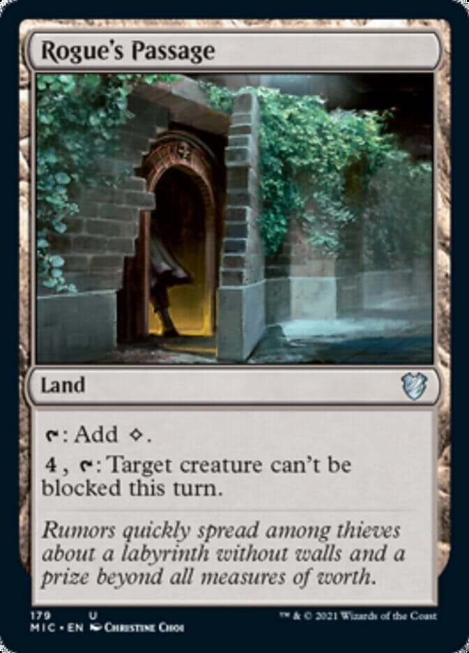 Rogue's Passage [Innistrad: Midnight Hunt Commander] MTG Single Magic: The Gathering  | Multizone: Comics And Games