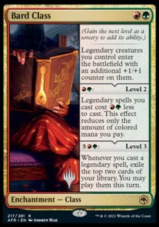 Bard Class (Promo Pack) [Dungeons & Dragons: Adventures in the Forgotten Realms Promos] MTG Single Magic: The Gathering  | Multizone: Comics And Games