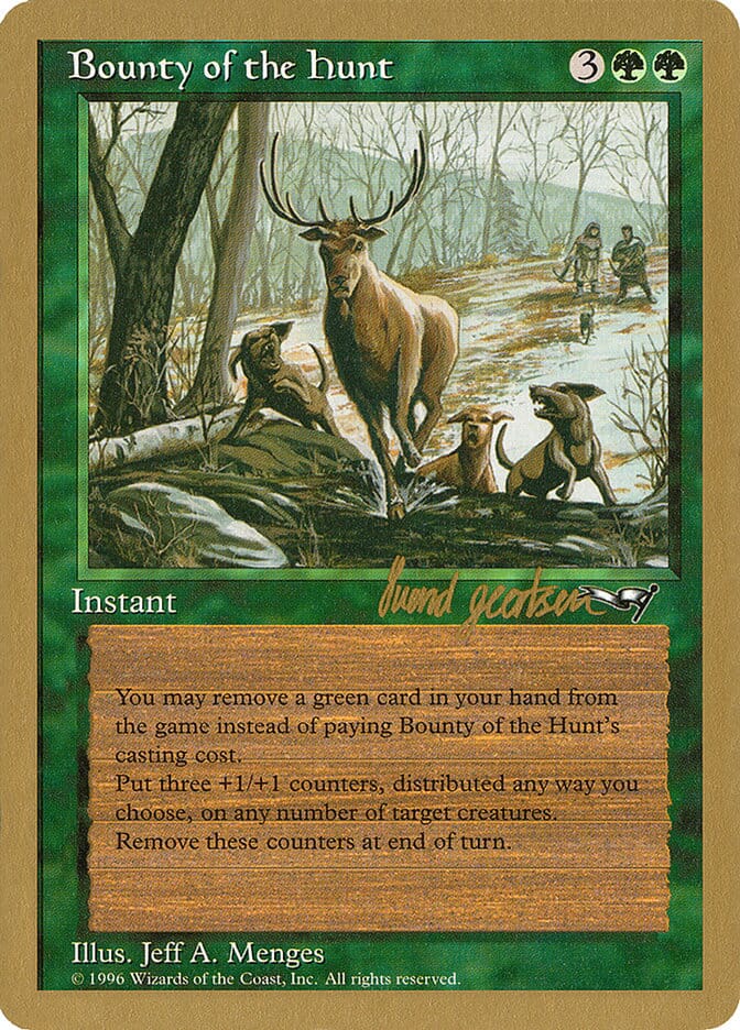 Bounty of the Hunt (Svend Geertsen) [World Championship Decks 1997] MTG Single Magic: The Gathering  | Multizone: Comics And Games