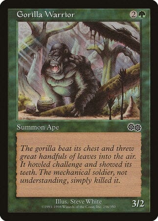 Gorilla Warrior [Urza's Saga] MTG Single Magic: The Gathering  | Multizone: Comics And Games