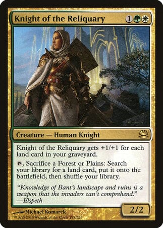 Knight of the Reliquary [Modern Masters] MTG Single Magic: The Gathering  | Multizone: Comics And Games