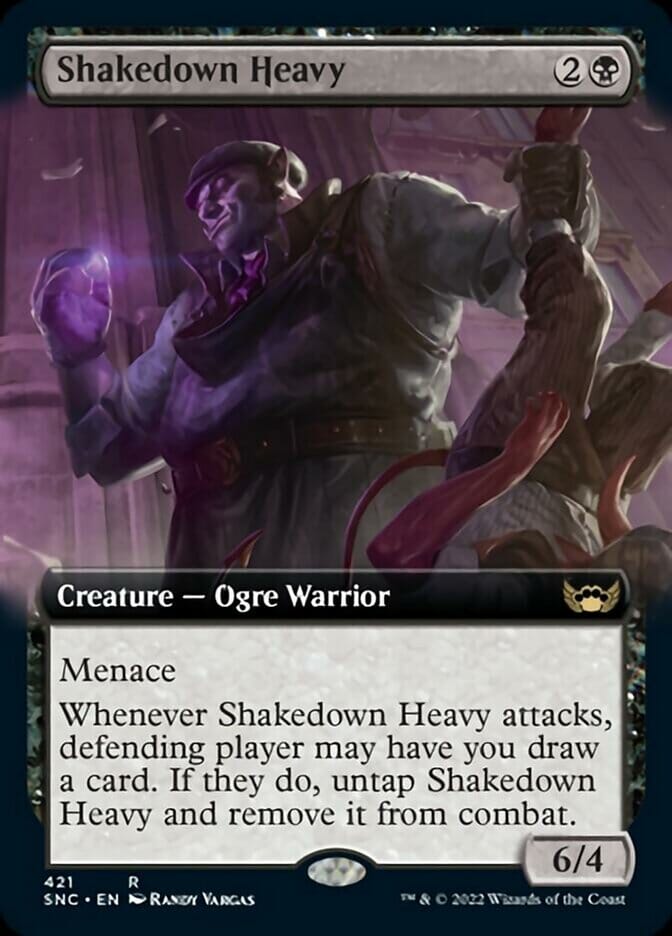 Shakedown Heavy (Extended Art) [Streets of New Capenna] MTG Single Magic: The Gathering  | Multizone: Comics And Games