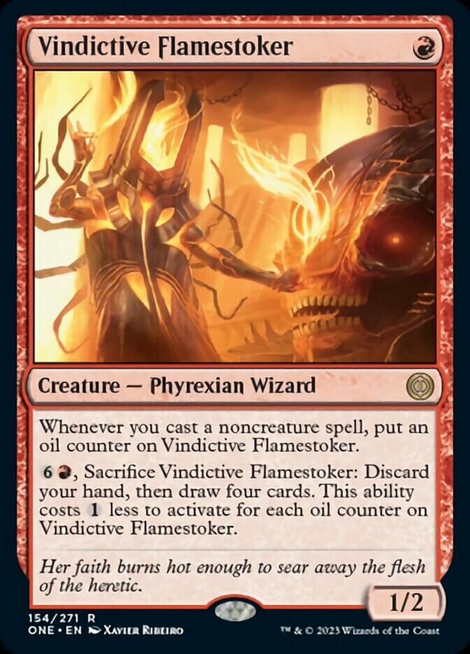 Vindictive Flamestoker [Phyrexia: All Will Be One] MTG Single Magic: The Gathering  | Multizone: Comics And Games