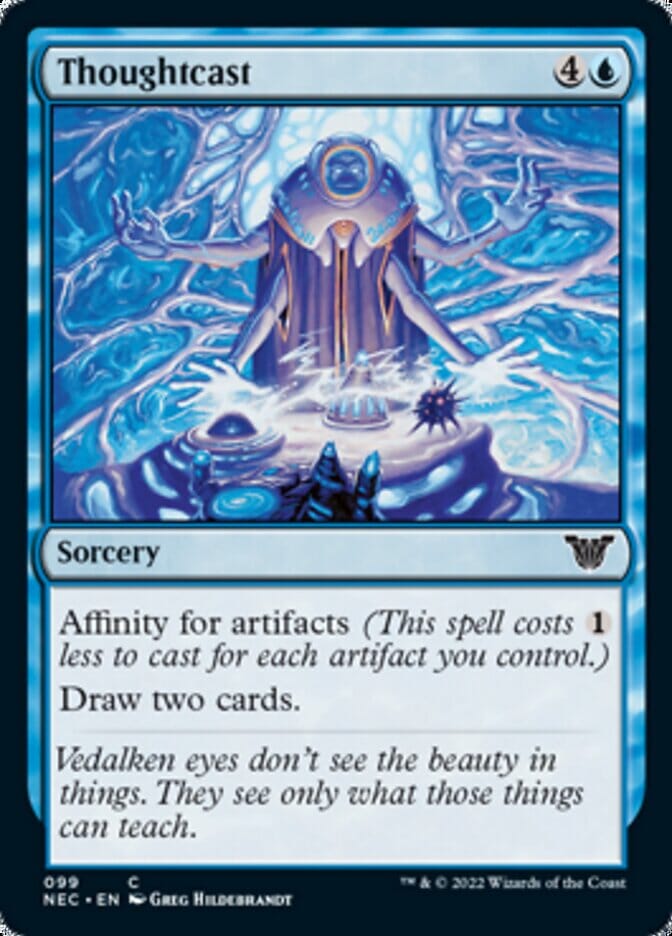 Thoughtcast [Kamigawa: Neon Dynasty Commander] MTG Single Magic: The Gathering  | Multizone: Comics And Games