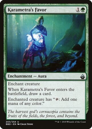 Karametra's Favor [Battlebond] MTG Single Magic: The Gathering  | Multizone: Comics And Games