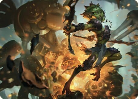 Argothian Sprite Art Card [The Brothers' War Art Series] MTG Single Magic: The Gathering  | Multizone: Comics And Games