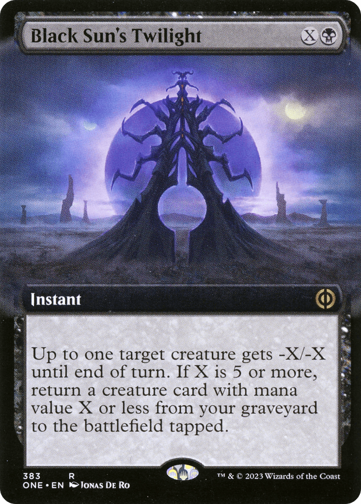 Black Sun's Twilight (Extended Art) [Phyrexia: All Will Be One] MTG Single Magic: The Gathering  | Multizone: Comics And Games