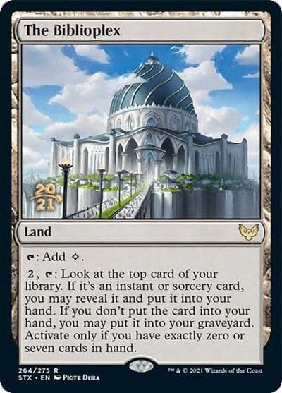 The Biblioplex [Strixhaven: School of Mages Prerelease Promos] MTG Single Magic: The Gathering  | Multizone: Comics And Games