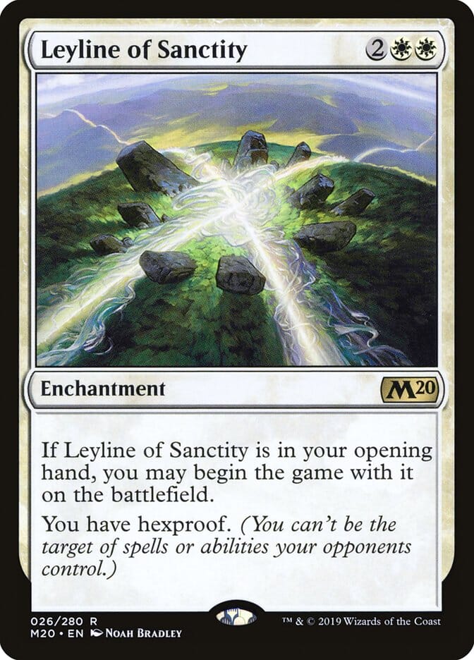 Leyline of Sanctity [Core Set 2020] MTG Single Magic: The Gathering  | Multizone: Comics And Games