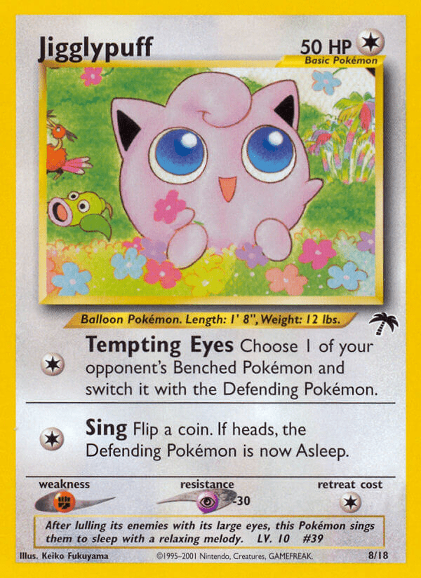 Jigglypuff (8/18) [Southern Islands] Pokemon Single Pokémon  | Multizone: Comics And Games