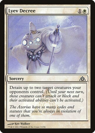 Lyev Decree [Dragon's Maze] MTG Single Magic: The Gathering  | Multizone: Comics And Games