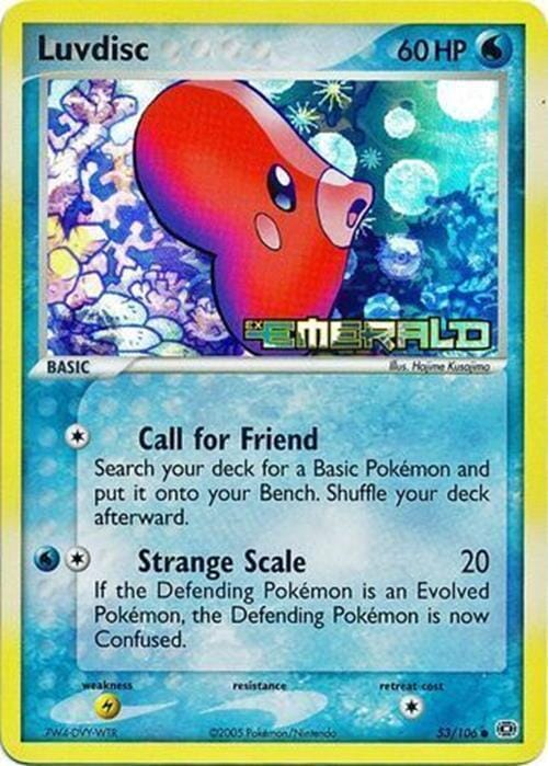 Luvdisc (53/106) (Stamped) [EX: Emerald] Pokemon Single Pokémon  | Multizone: Comics And Games