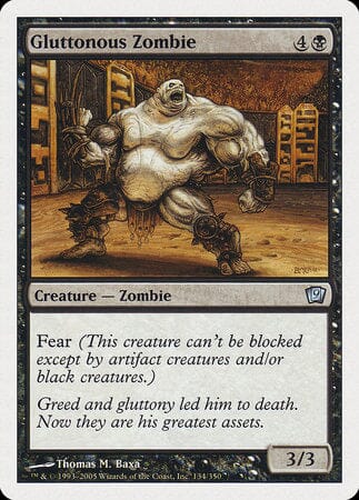Gluttonous Zombie [Ninth Edition] MTG Single Magic: The Gathering  | Multizone: Comics And Games