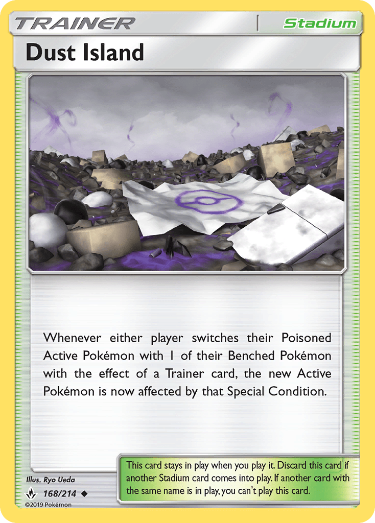 Dust Island (168/214) [Sun & Moon: Unbroken Bonds] Pokemon Single Pokémon  | Multizone: Comics And Games