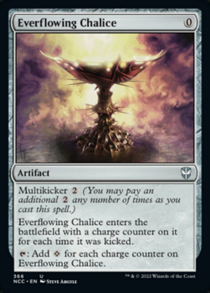 Everflowing Chalice [Streets of New Capenna Commander] MTG Single Magic: The Gathering  | Multizone: Comics And Games
