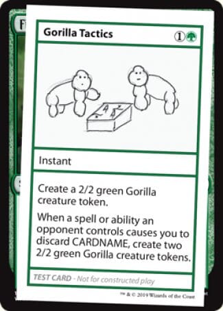 Gorilla Tactics (2021 Edition) [Mystery Booster Playtest Cards] MTG Single Magic: The Gathering  | Multizone: Comics And Games