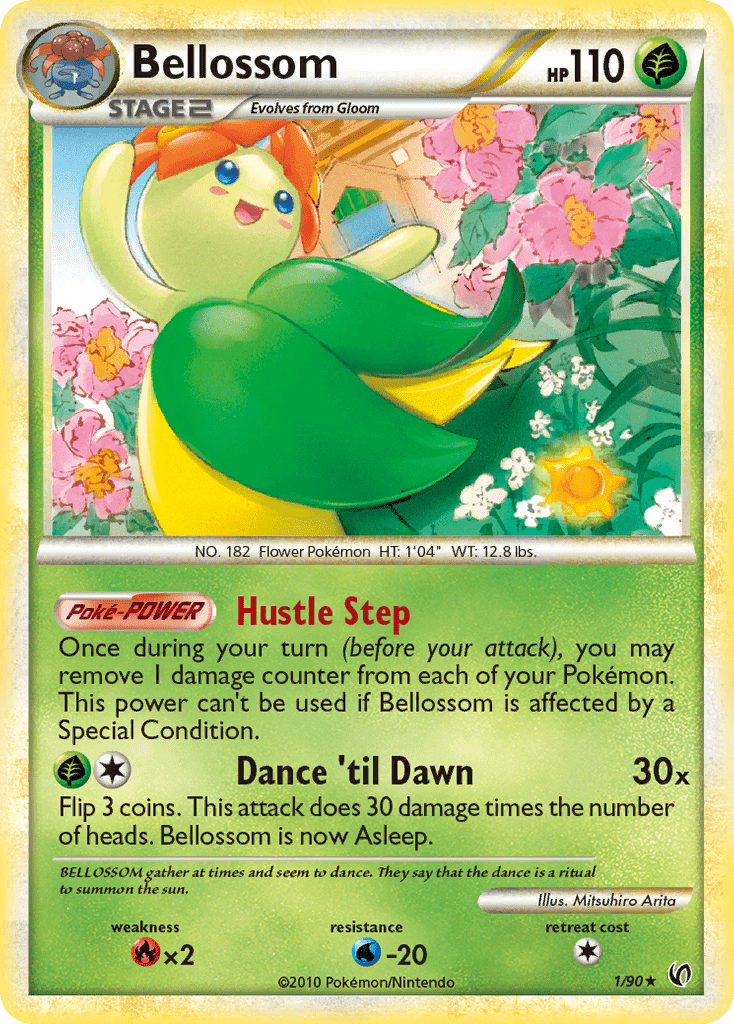 Bellossom (1/90) [HeartGold & SoulSilver: Undaunted] Pokemon Single Pokémon  | Multizone: Comics And Games