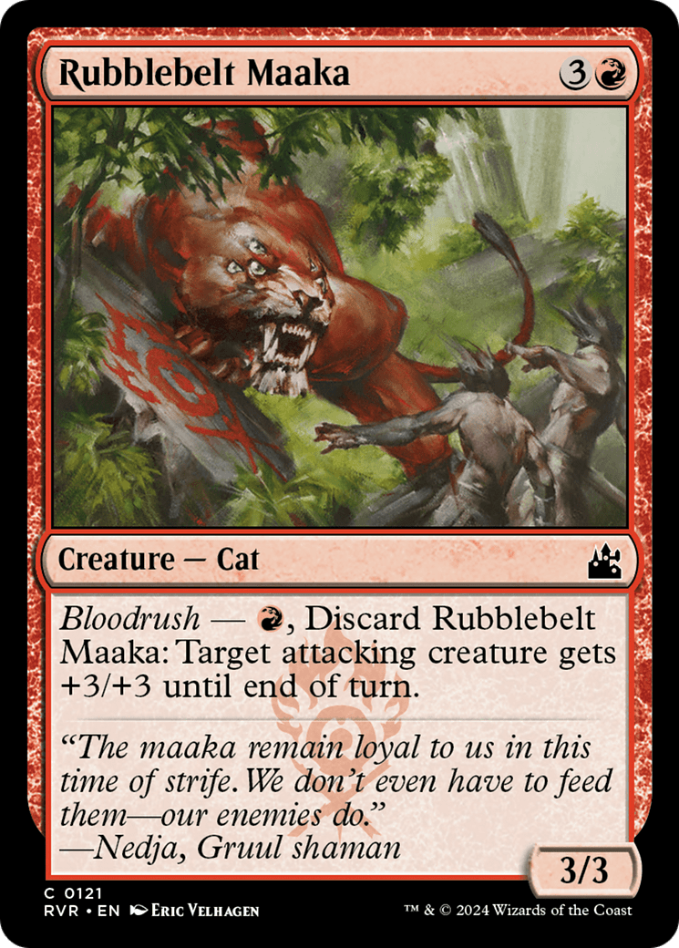 Rubblebelt Maaka [Ravnica Remastered] MTG Single Magic: The Gathering  | Multizone: Comics And Games
