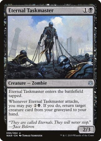 Eternal Taskmaster [War of the Spark] MTG Single Magic: The Gathering  | Multizone: Comics And Games