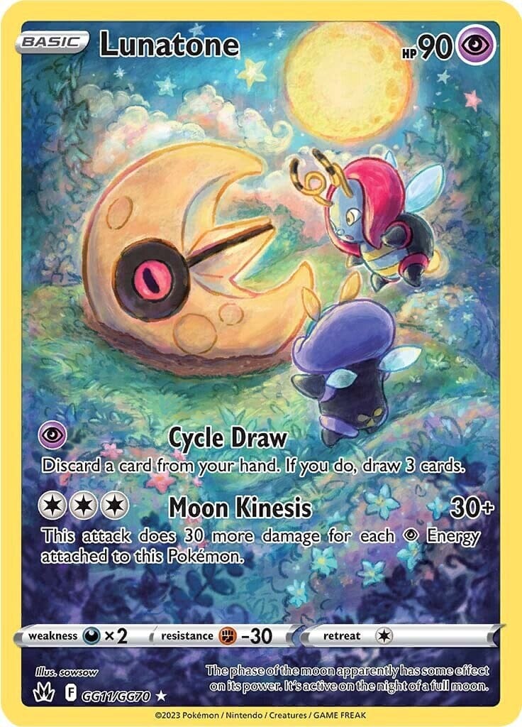 Lunatone (GG11/GG70) [Sword & Shield: Crown Zenith] Pokemon Single Pokémon  | Multizone: Comics And Games