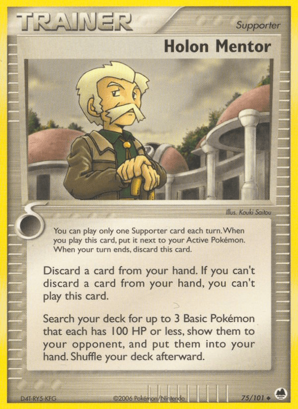 Holon Mentor (75/101) [EX: Dragon Frontiers] Pokemon Single Pokémon  | Multizone: Comics And Games
