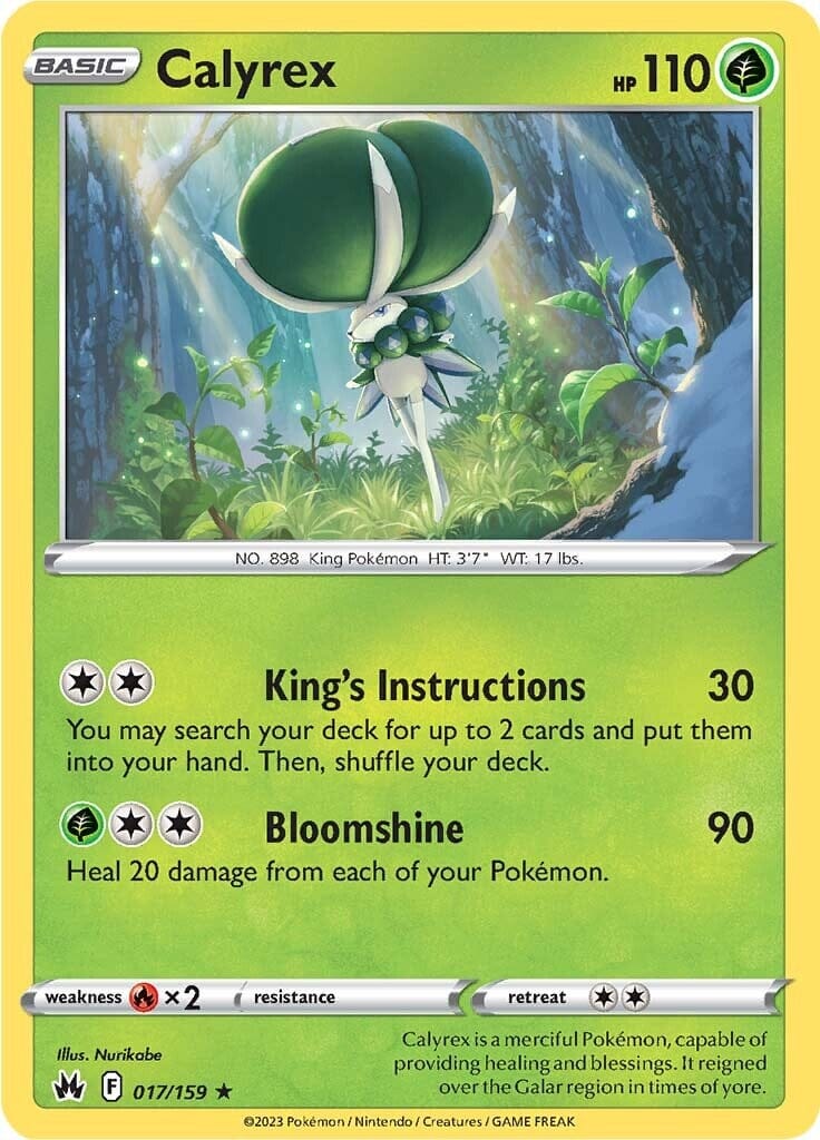 Calyrex (017/159) [Sword & Shield: Crown Zenith] Pokemon Single Pokémon  | Multizone: Comics And Games