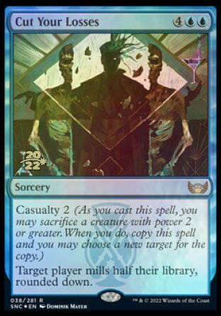 Cut Your Losses [Streets of New Capenna Prerelease Promos] MTG Single Magic: The Gathering  | Multizone: Comics And Games