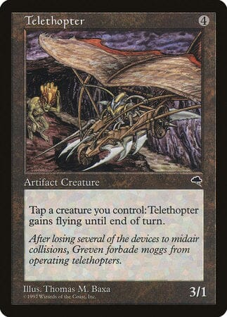 Telethopter [Tempest] MTG Single Magic: The Gathering  | Multizone: Comics And Games