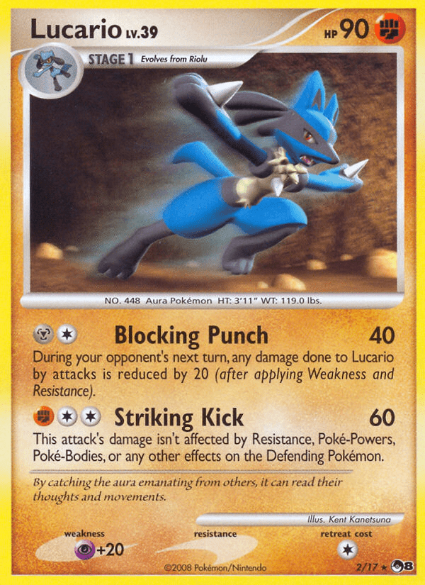 Lucario (2/17) [POP Series 8] Pokemon Single Pokémon  | Multizone: Comics And Games