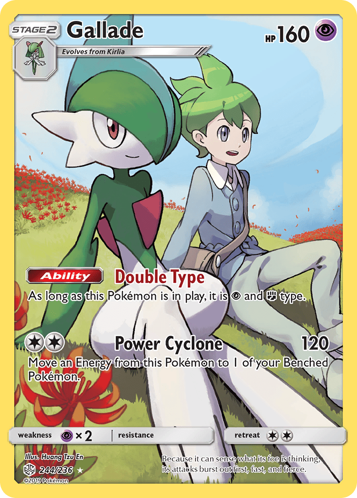 Gallade (244/236) [Sun & Moon: Cosmic Eclipse] Pokemon Single Pokémon  | Multizone: Comics And Games