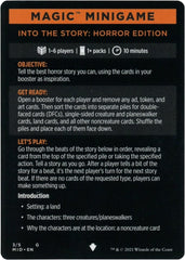 Into the Story: Horror Edition (Magic Minigame) [Innistrad: Midnight Hunt Minigame] MTG Single Magic: The Gathering  | Multizone: Comics And Games