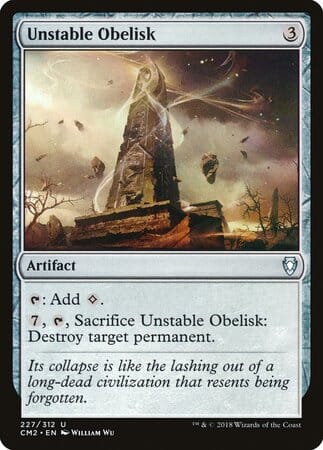 Unstable Obelisk [Commander Anthology Volume II] MTG Single Magic: The Gathering  | Multizone: Comics And Games