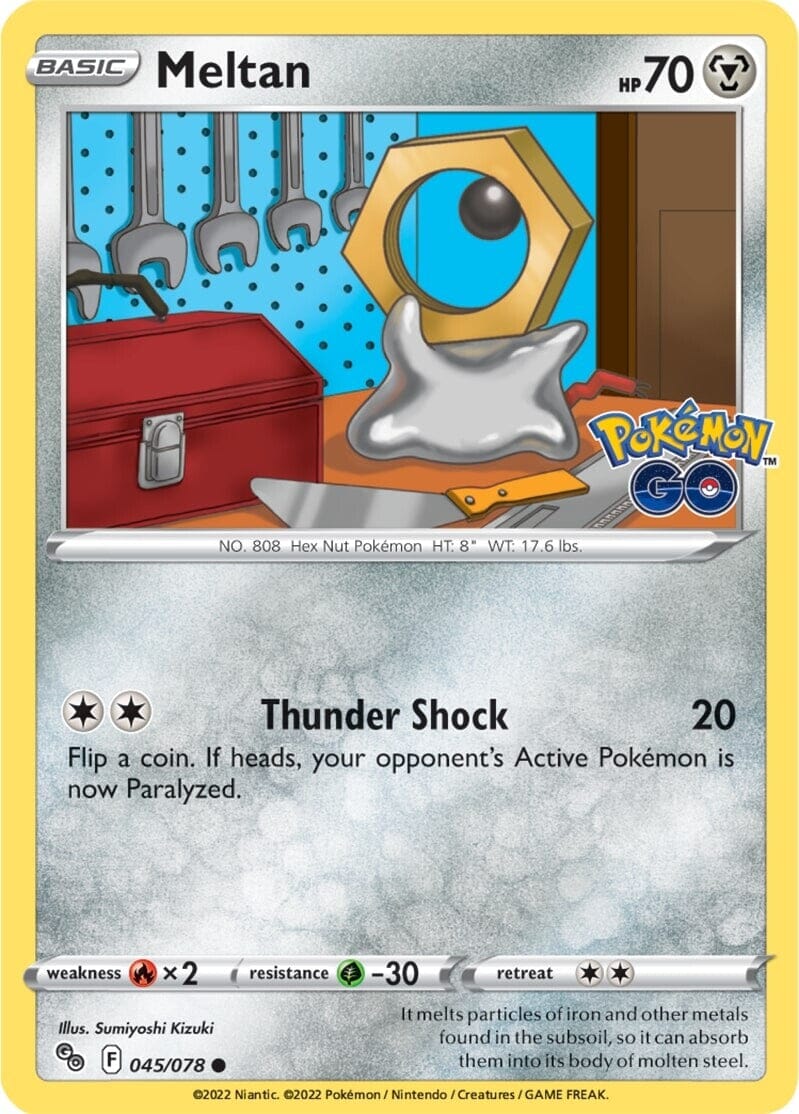 Meltan (045/078) [Pokémon GO] Pokemon Single Pokémon  | Multizone: Comics And Games