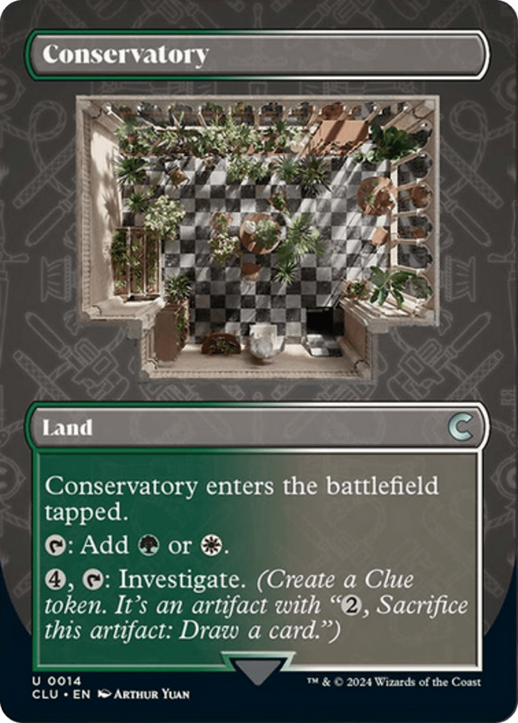 Conservatory (Borderless) [Ravnica: Clue Edition] MTG Single Magic: The Gathering  | Multizone: Comics And Games