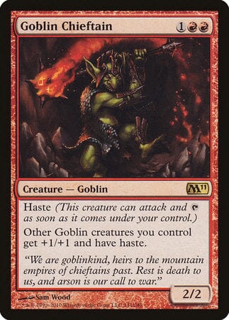 Goblin Chieftain [Magic 2011] MTG Single Magic: The Gathering  | Multizone: Comics And Games