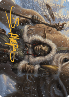 Owlbear Shepherd Art Card (Gold-Stamped Signature) [Commander Legends: Battle for Baldur's Gate Art Series] MTG Single Magic: The Gathering  | Multizone: Comics And Games