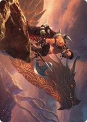 Dragonkin Berserker Art Card [Kaldheim: Art Series] MTG Single Magic: The Gathering  | Multizone: Comics And Games