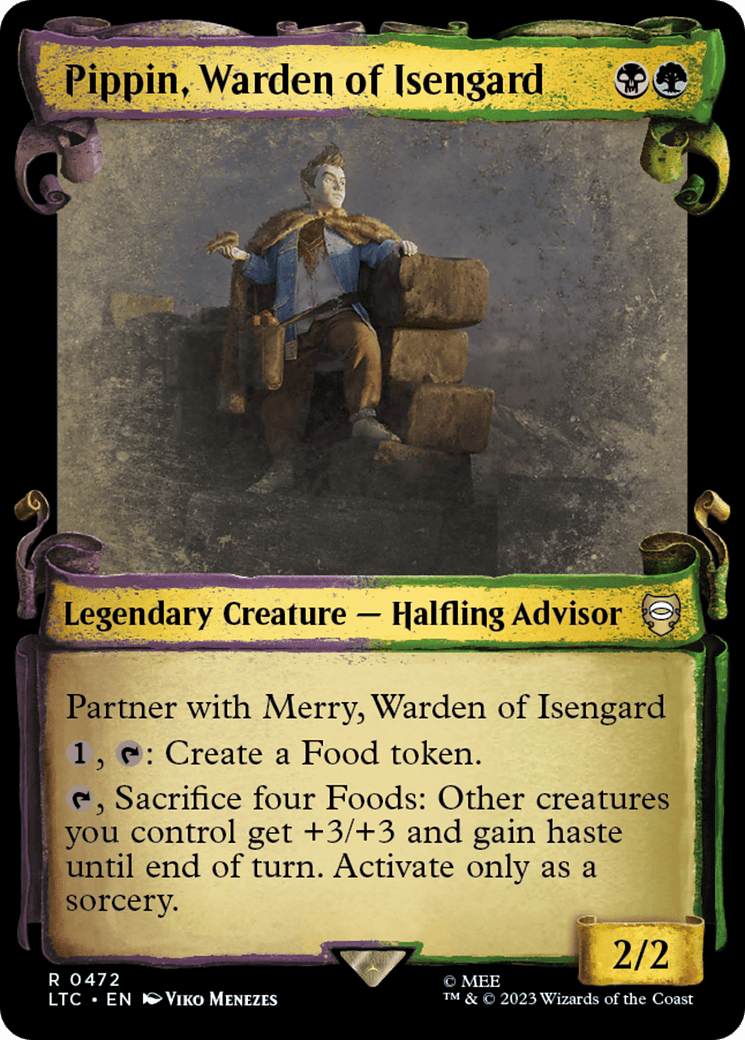 Pippin, Warden of Isengard [The Lord of the Rings: Tales of Middle-Earth Commander Showcase Scrolls] MTG Single Magic: The Gathering  | Multizone: Comics And Games
