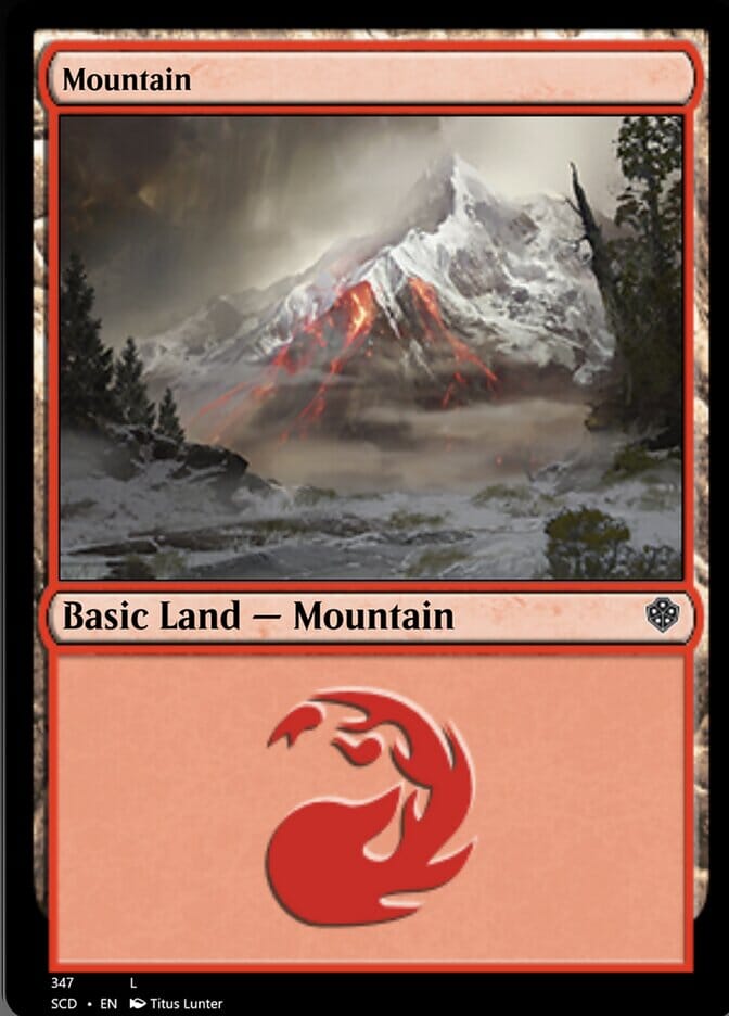 Mountain (347) [Starter Commander Decks] MTG Single Magic: The Gathering  | Multizone: Comics And Games