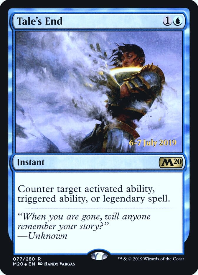 Tale's End [Core Set 2020 Prerelease Promos] MTG Single Magic: The Gathering  | Multizone: Comics And Games