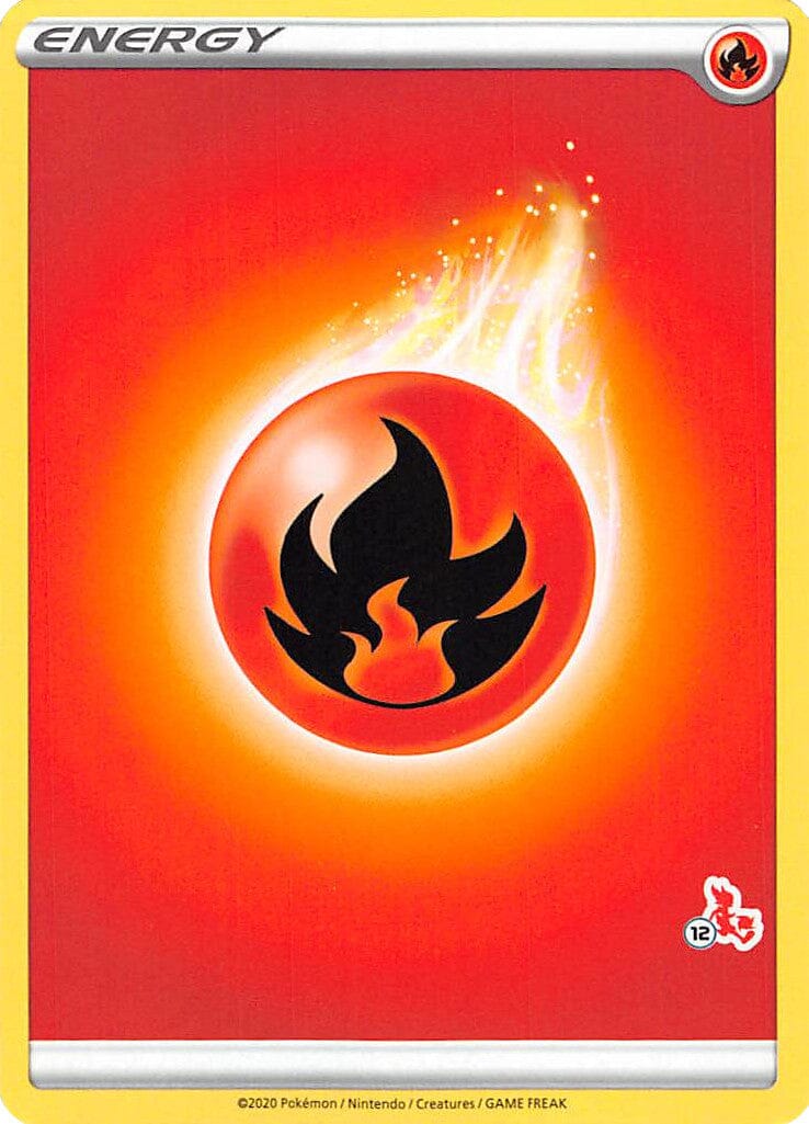 Fire Energy (Cinderace Stamp #12) [Battle Academy 2022] Pokemon Single Pokémon  | Multizone: Comics And Games